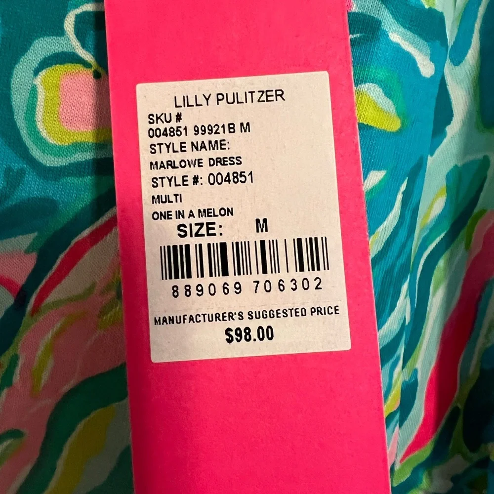 Lilly Pulitzer Marlowe dress “One in a Melon” - Picture 3 of 4